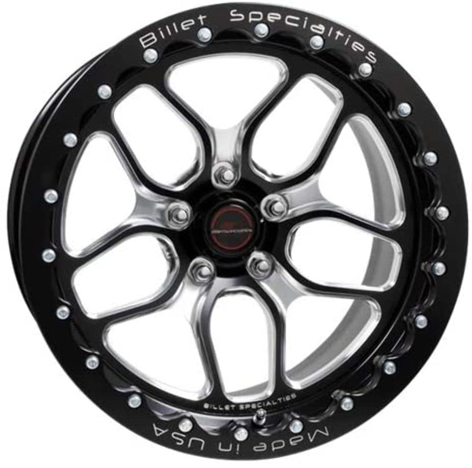 Billet Specialties BRSB271F9051 Win Lite Single Beadlock Black Wheel Size: 17 x