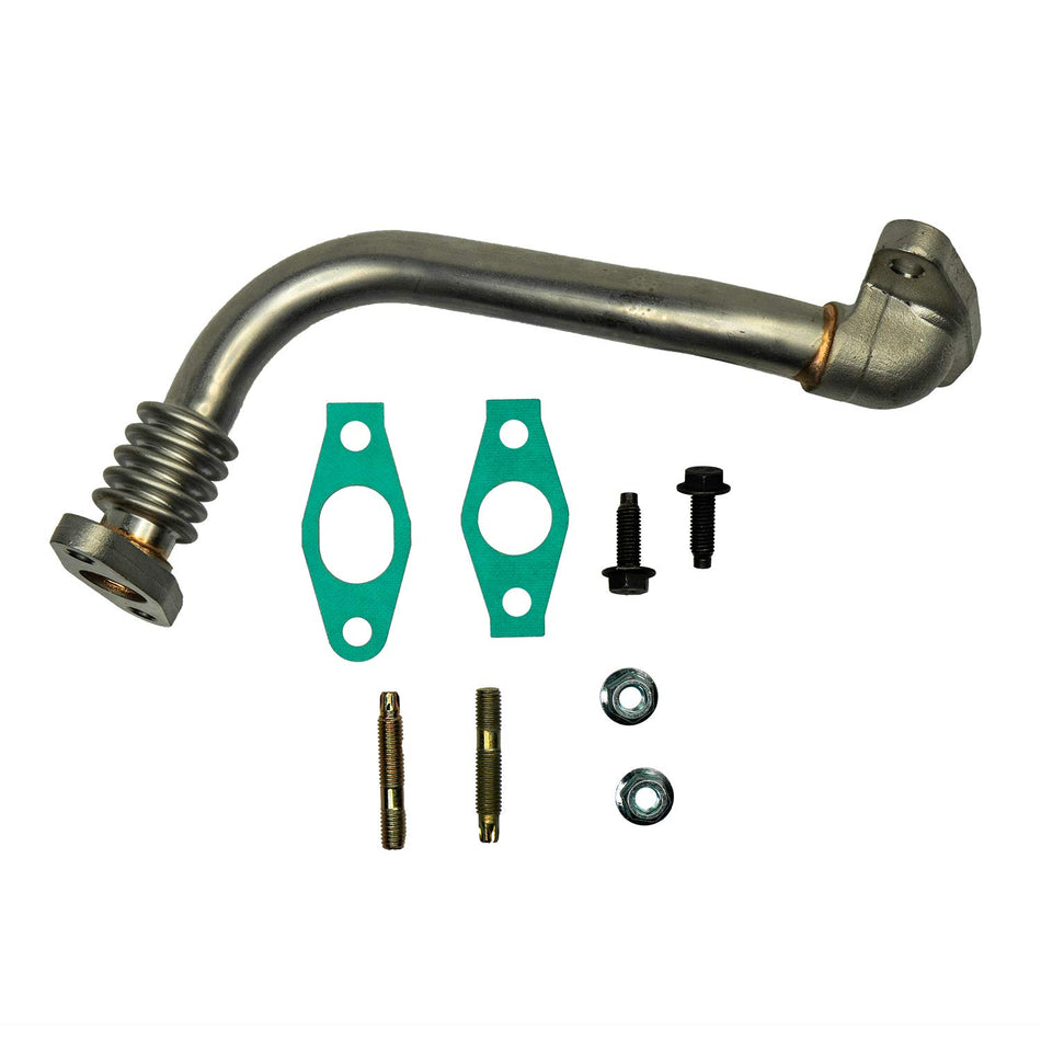 Edelmann 1034 Turbo Oil Line Kit - for 2016-10 Chevrolet Express/GMC Savana, 16-11 Chevrolet Silverado/GMC Sierra / 2500/3500; V-8 6.6 L DIESEL ENG.