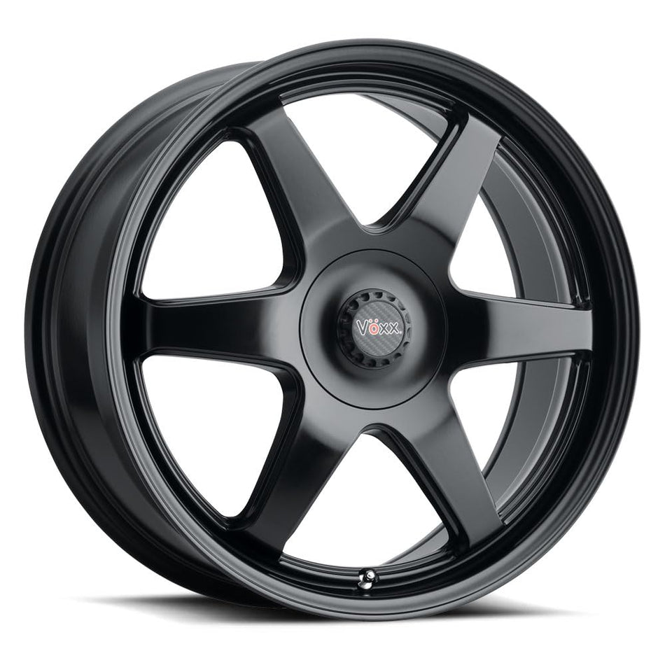 Voxx RIVA Custom Wheel - 18x8, 20 Offset, 5x120.65 Bolt Pattern, 74.1mm Hub - Matte Black Rim