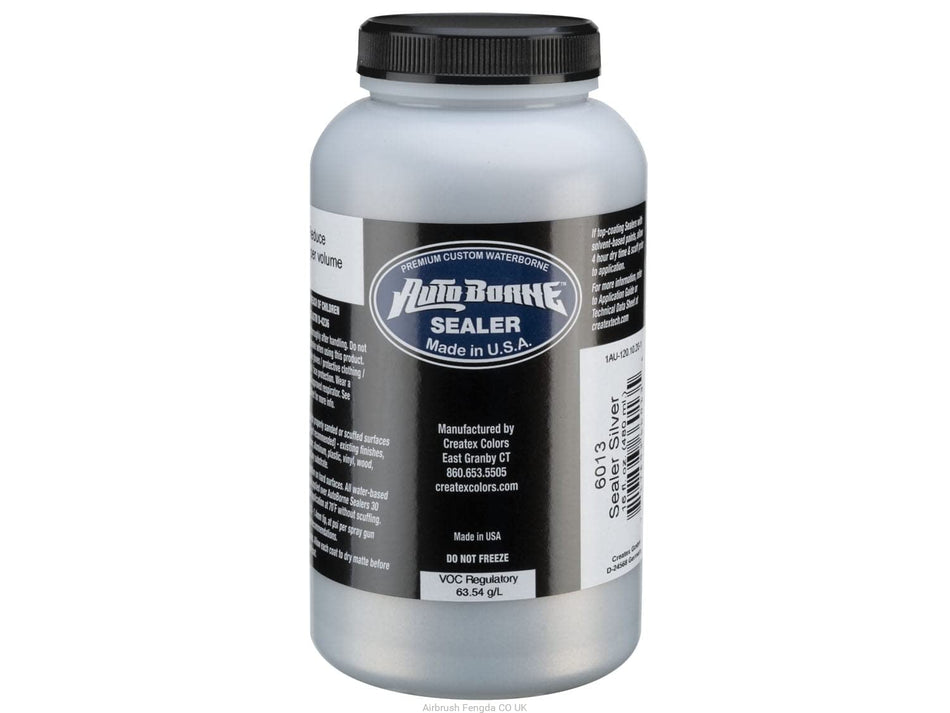 Createx Colors Silver 16oz. AutoBorne Sealer, 16 oz