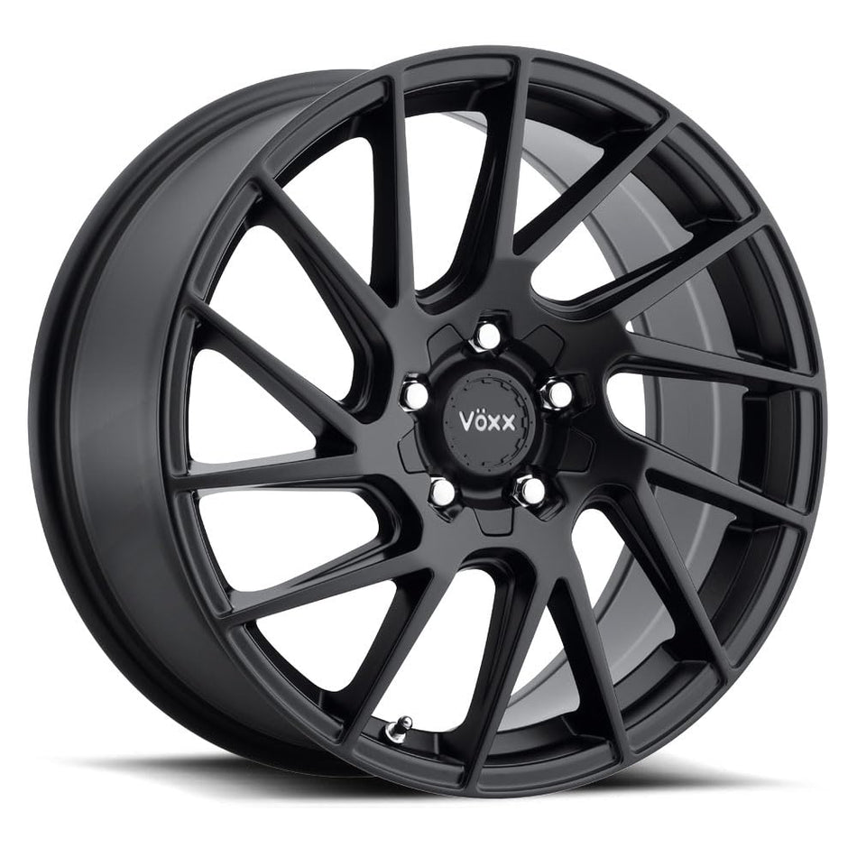 VOXX Falco Rim 18X8 5X112/5X120 Offset 45 Matte Black (Quantity of 1)
