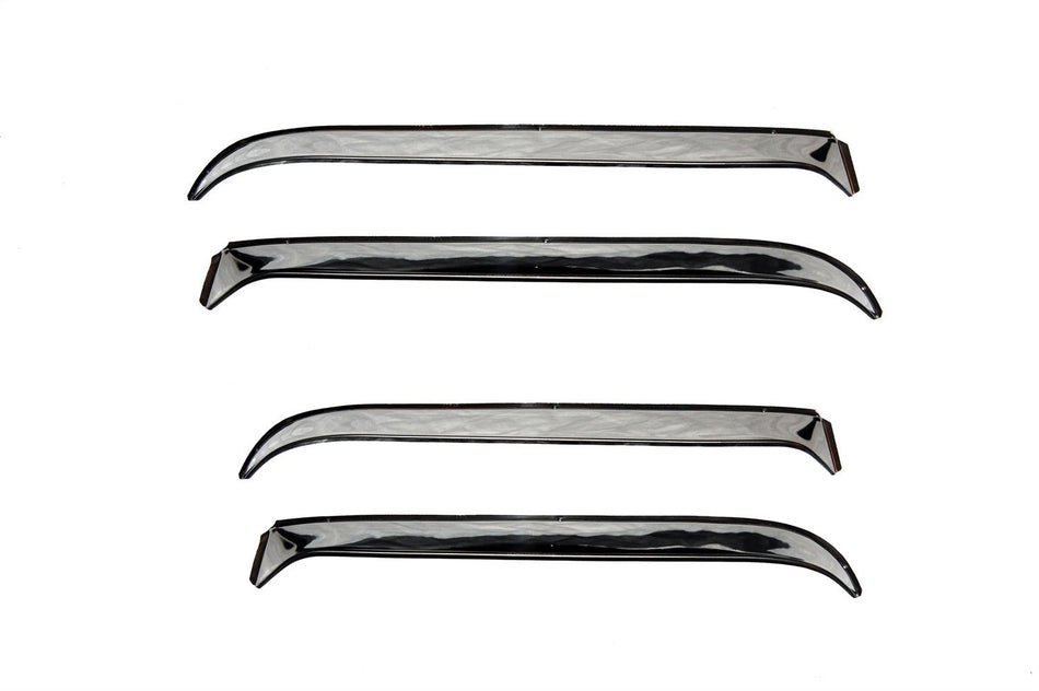 Auto Ventshade [AVS] Ventshade / Window Deflectors | Fits 1989-1996 Buick Century & Oldsmobile Cutlass Ciera, 1989-1991 Pontiac 6000, 4 pcs. | Stainless - 14138
