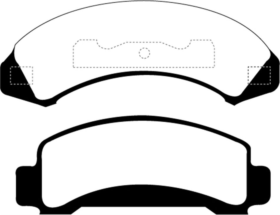 EBC Brakes UD387 Ultimax OEM Replacement Brake Pad