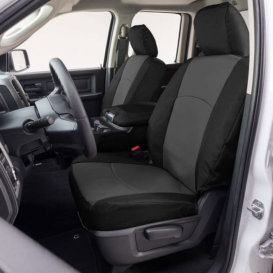 Precision Fit Endura Front Row Seat Covers Charcoal/Black GTF4152ABENCB