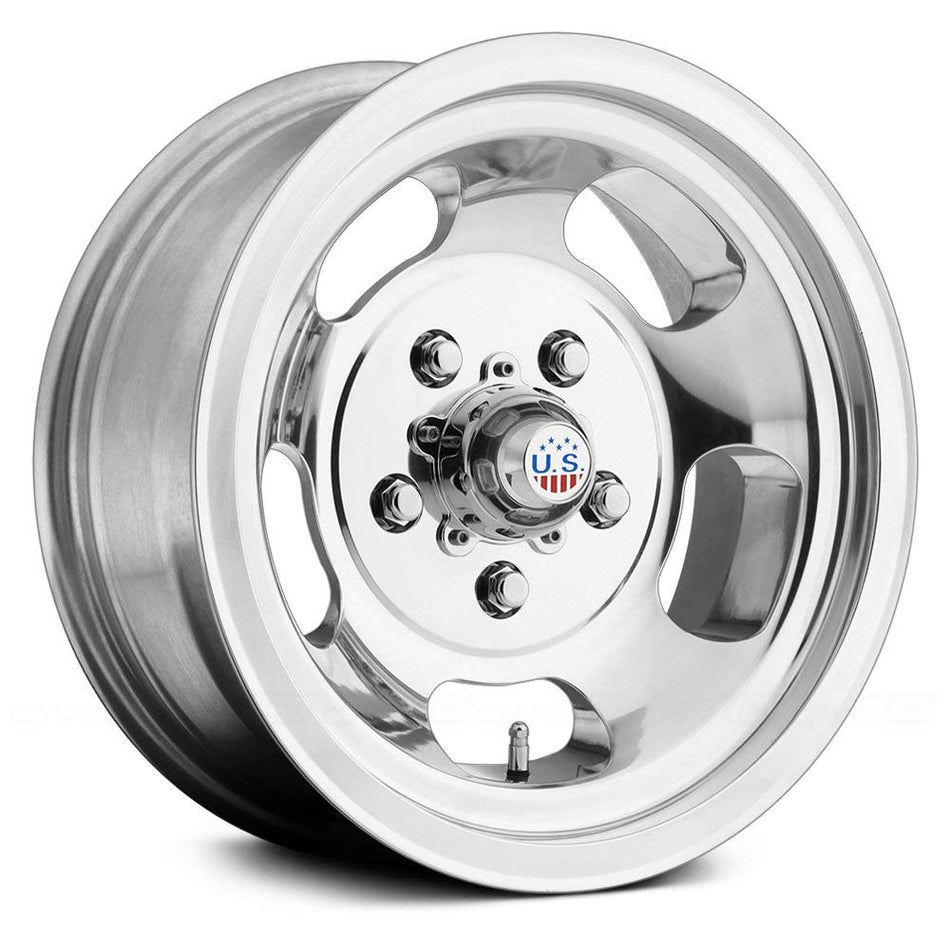 US Mags U101 INDY High Luster Polished Finish Wheel with Aluminum (15 x 10. inches /5 x 120 mm, -50 mm Offset)