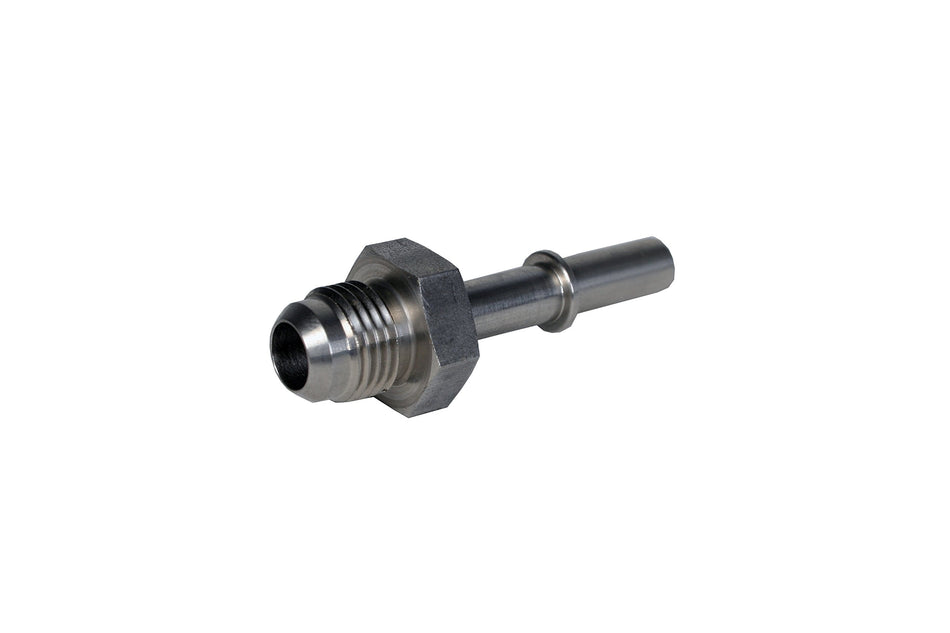 Aeromotive 15103 Pressure line, Ford OE 5/16 Male Quick Connect to -6 AN male (Male OE filter coupler)
