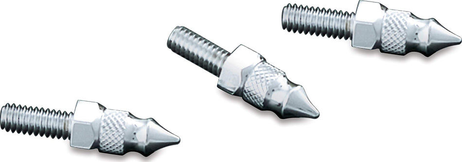 Kuryakyn 5714 Motorcycle Accessory: Windshield Accent Trim Mounting Spikes/Screws for 2014-19 Harley-Davidson Motorcycles with Batwing Fairing, Gloss Black