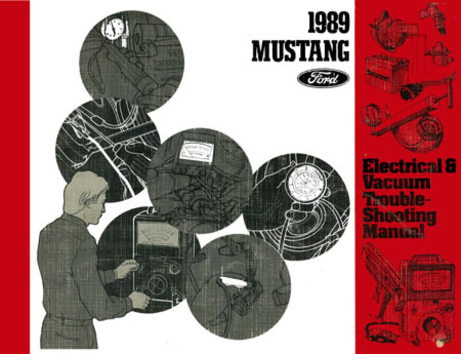 bishko automotive literature Electrical Vacuum Diagnositc Procedures Manual Diagrams Produced for 1989 Ford Mustang