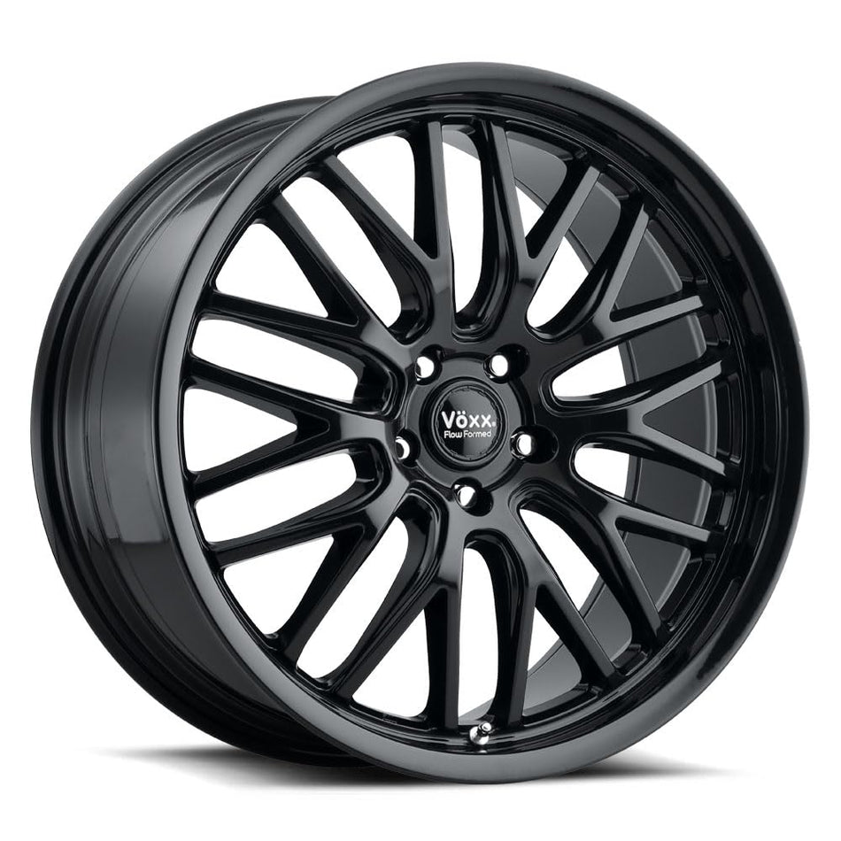 Voxx MASI Custom Wheel - 18x8, 45 Offset, 5x114.3 Bolt Pattern, 73.1mm Hub - Gloss Black Rim