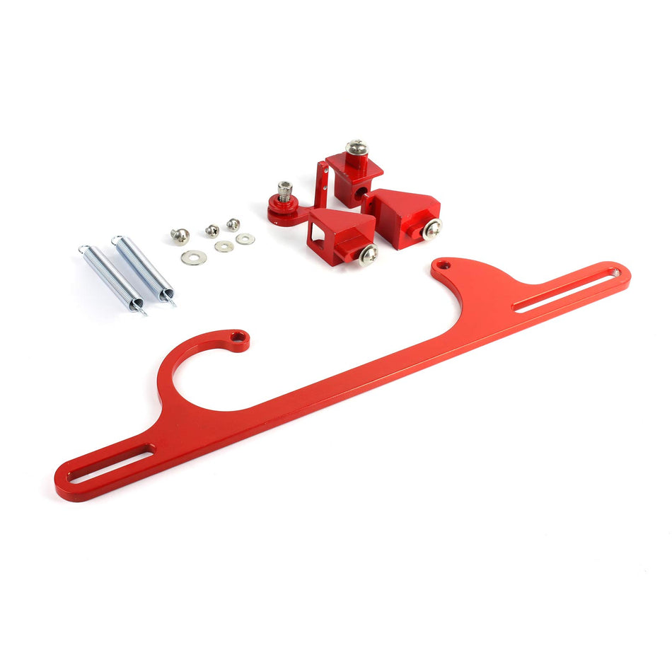PCE PCE124.1015 - Carburetor Throttle Cable Bracket Kit With Return Springs