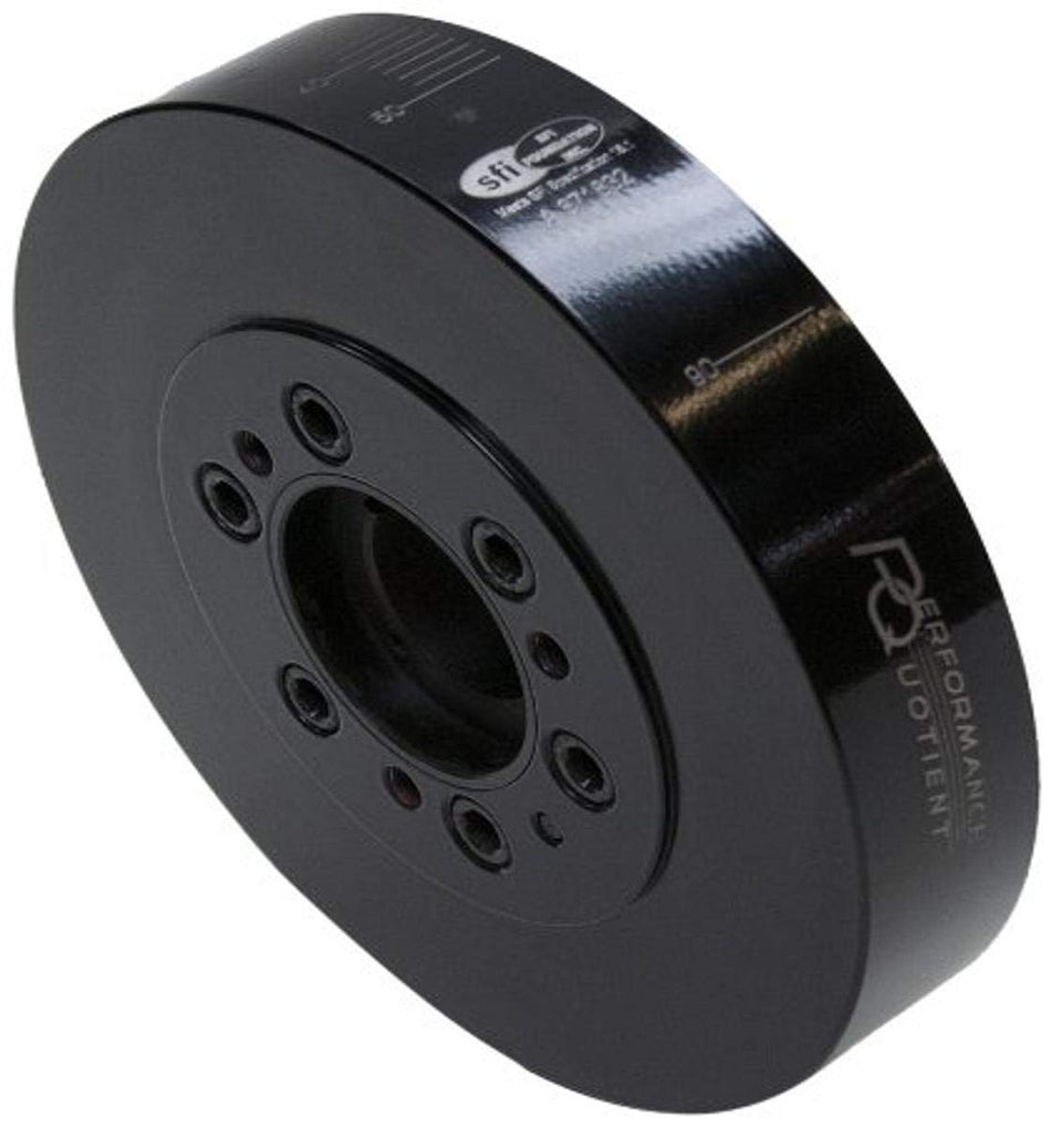 PRW 2545401 FluidGel Black 8.00 OD External Balance Damper for Chevy 454 1970-90