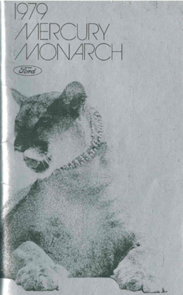 bishko automotive literature 1979 Mercury Monarch Owners Manual User Guide Reference Operator Book Fuses