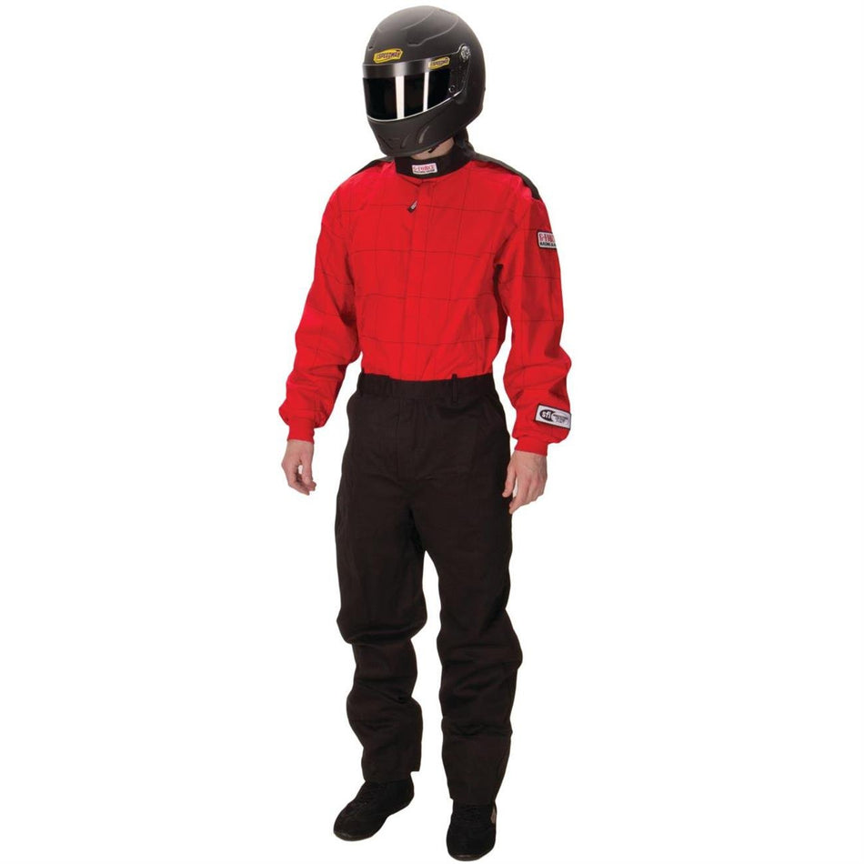 G-Force 4125LRGBU GF 125 Blue Large Single Layer Racing Suit