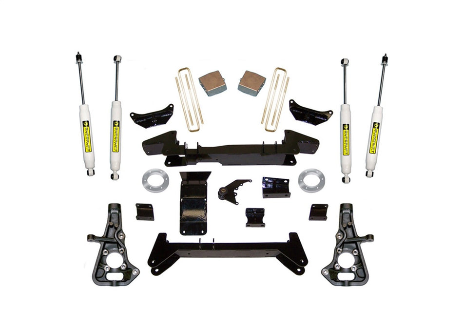 RealTruck SUPERLIFT SUSPENSION 6" Lift Kit for Silverado/Sierra | Complete Lift Kit with Front & Rear Shadow Series Shocks | K860 | Fits 2001-2010 Chevrolet Silverado / GMC Sierra 2500 / 3500HD 4WD