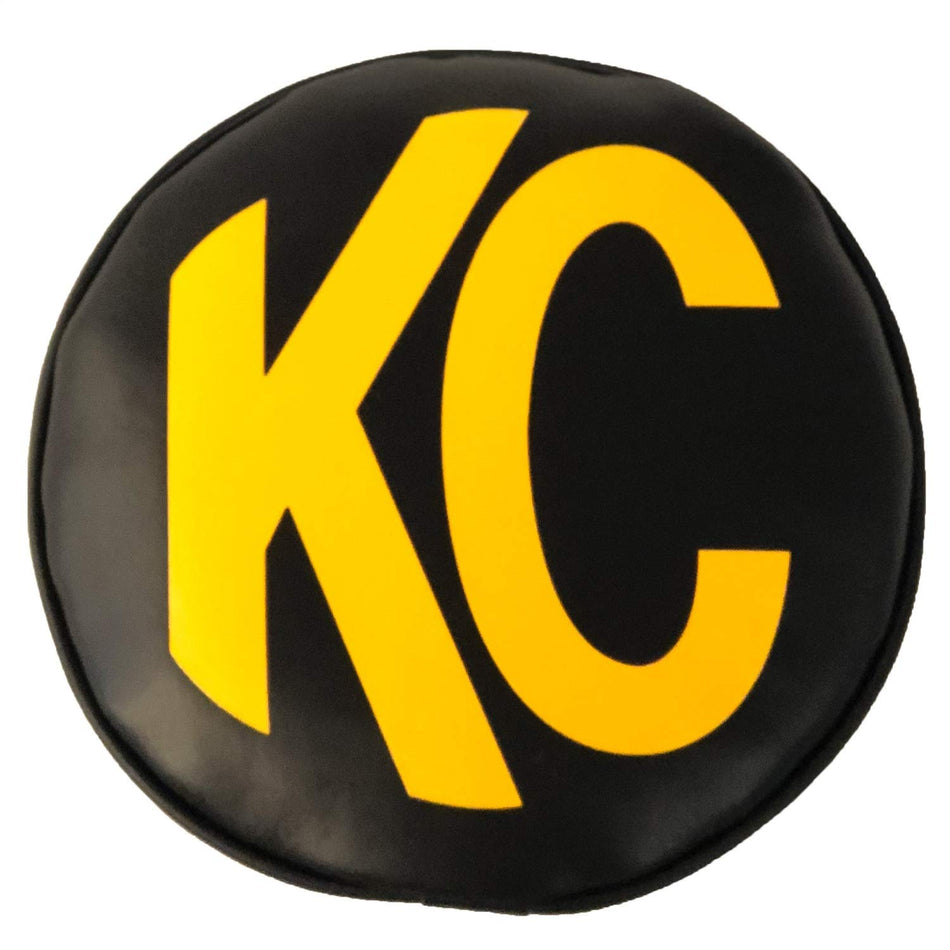 KC HiLiTES 5802 8 Round Black with Yellow KC Soft Light Covers - Pair