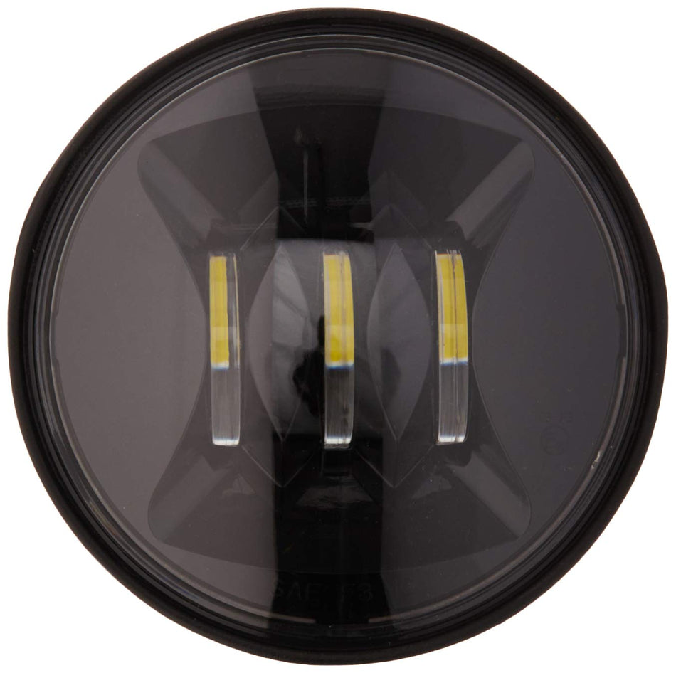J.W. SPEAKER 0545731 Model 6045 12V SAE/ECE Right Hand Turn LED Fog Light with Black Inner Bezel