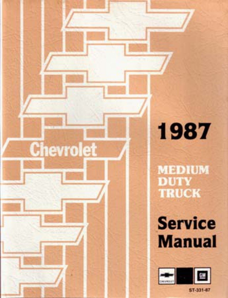 bishko automotive literature 1987 Chevy C/K 40-60 Medium Truck Shop Service Repair Manual Engine Drivetrain