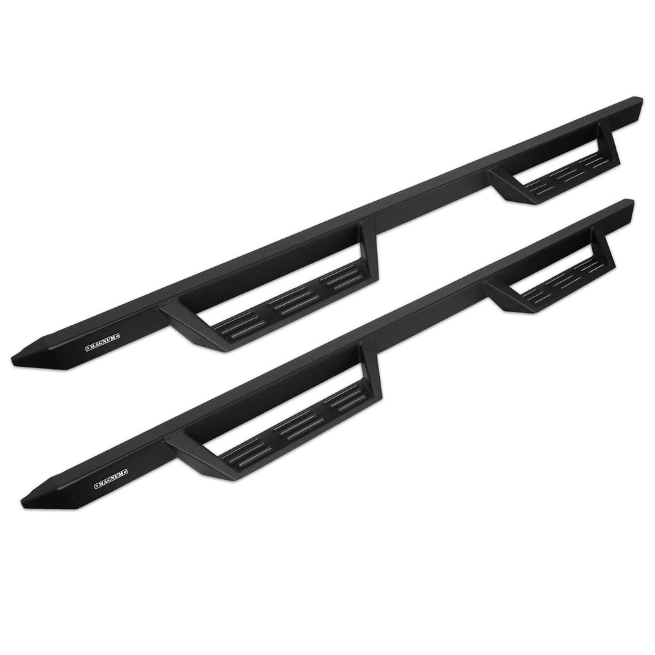 Raptor Series Magnum RT Gen 2 Drop Steps Running Boards Black for 2022-2024 Tundra CrewMax Cab 4 Full Doors