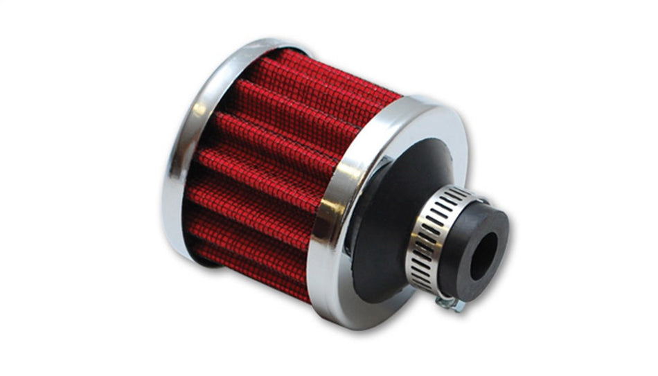 Vibrant Performance 2186 Crankcase Breather Filter w/Chrome Cap - 1.25" (32mm) Inlet I.D., 1 Pack