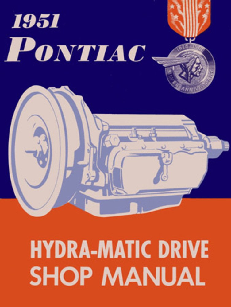 bishko automotive literature 1951 Pontiac Hydra-Matic Transmission Shop Service Repair Manual Book Engine OEM