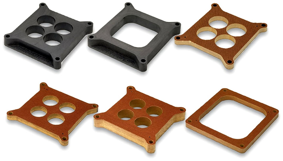 Moroso 64940 Carburetor Spacer, Fits 4150/4160 Style Carburetors, Plastic Open Design