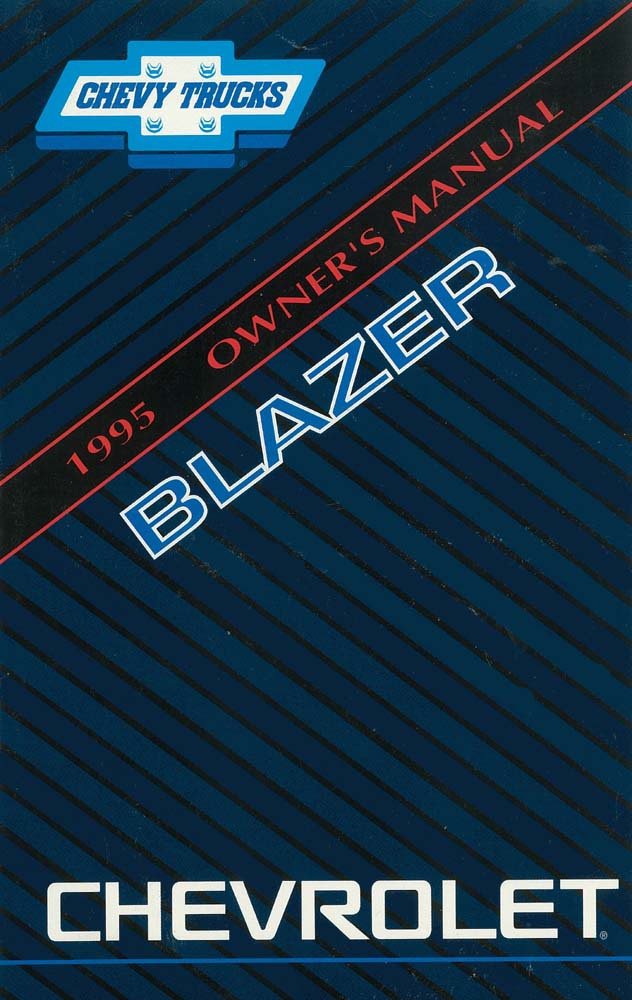bishko automotive literature 1995 Chevrolet Blazer Owners Manual User Guide Reference Operator Book Fuses