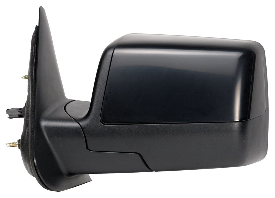 Fit System Driver Side Mirror for Ford Ranger, Textured Black, w/PTM Cover, Foldaway, Power