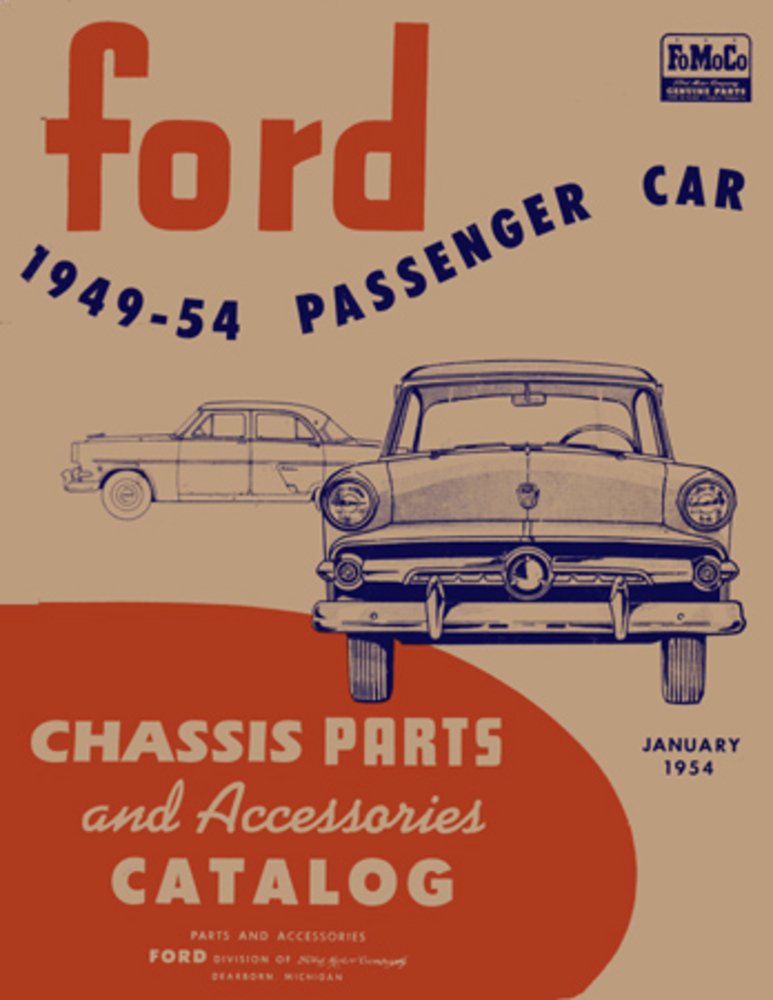 bishko automotive literature 1949 1951 1952 1953 1954 Ford Parts Numbers Book List Guide Catalog Interchange