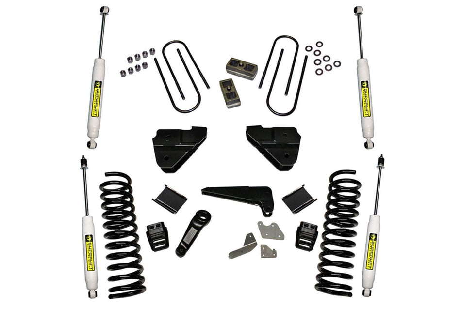 RealTruck SUPERLIFT SUSPENSION 4" Lift Kit for Dodge RAM 3500 | Complete Lift Kit with Front & Rear Shadow Series Shocks | K146 | Fits 2013-2018 Dodge RAM 3500 4WD
