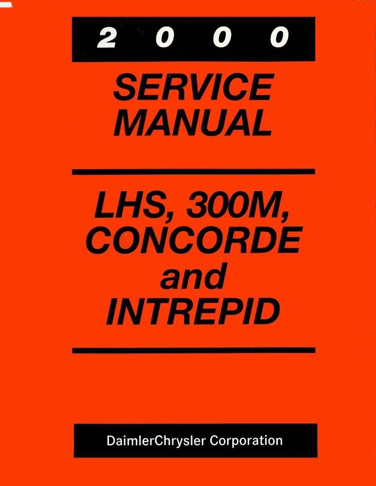 bishko automotive literature 2000 300M Concorde Lhs Intrepid Shop Service Repair Manual Engine Electrical