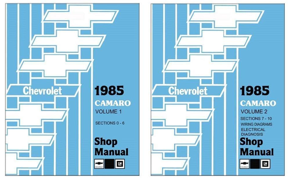 bishko automotive literature 1985 Chevrolet Camaro Shop Service Repair Manual Book Engine Electrical OEM