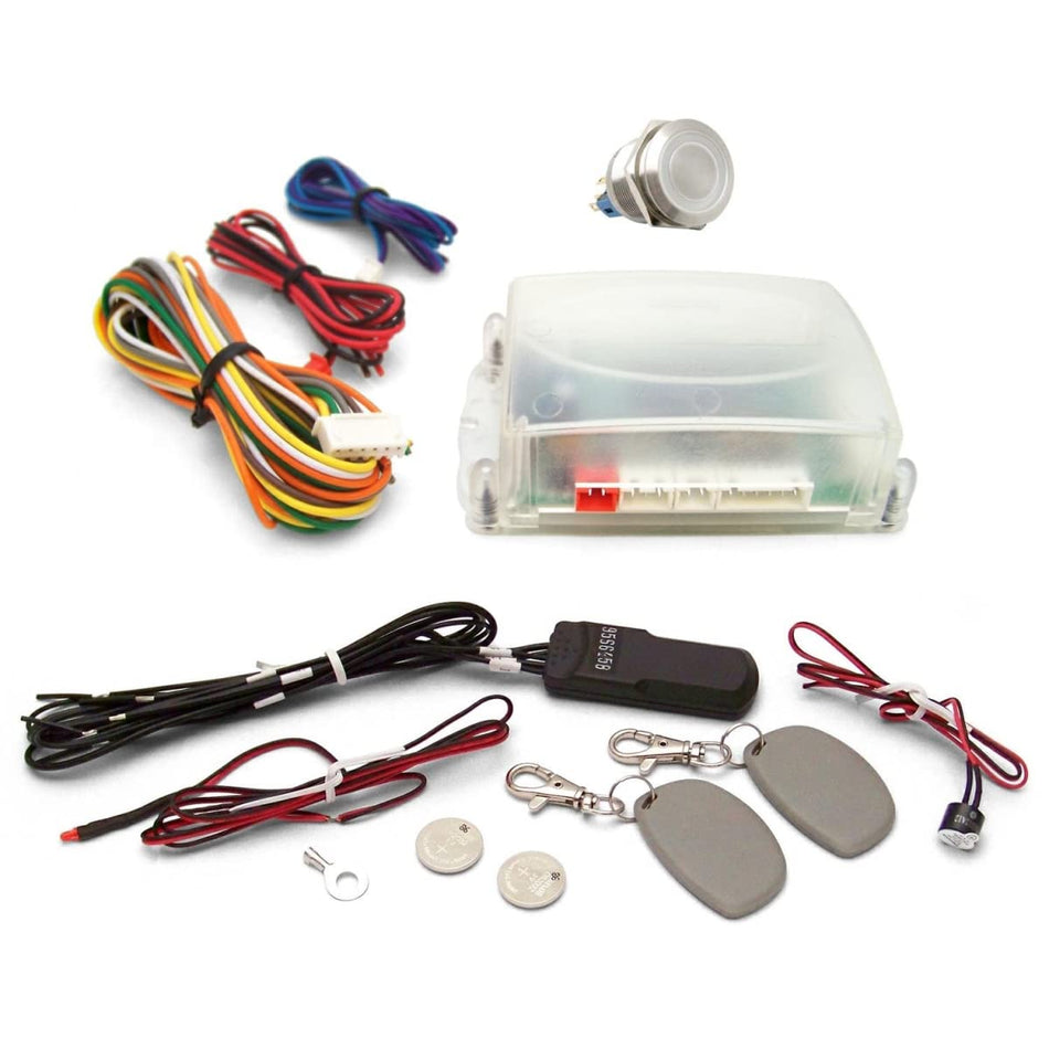 Helix 562 One Touch Engine Start Kit with RFID (White Illuminated Button)