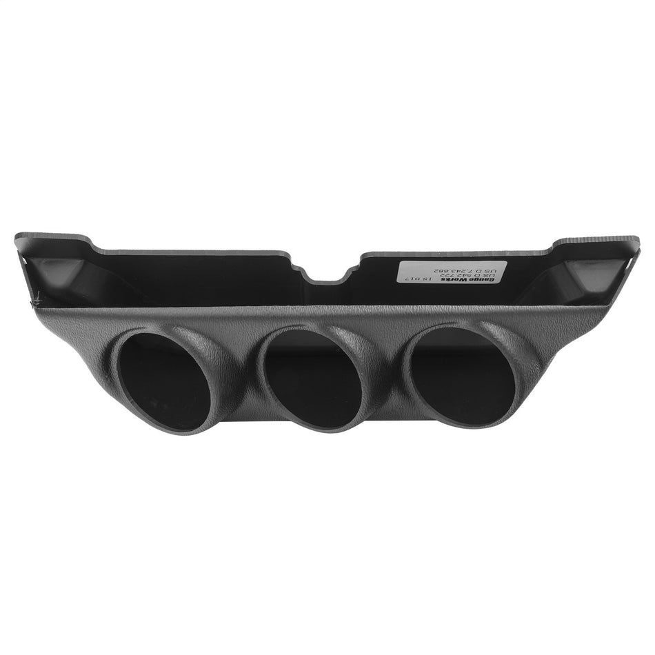 Auto Meter 18017 Gauge Works Triple Overhead Console Pod
