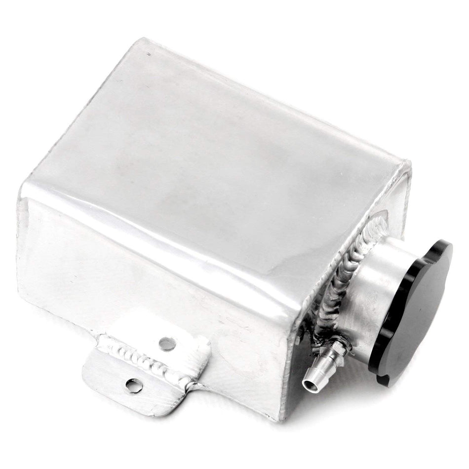 PCE by Speedmaster PCE188.1019 Universal Aluminum Fabricated Coolant Expansion Tank Polished With Billet Neck