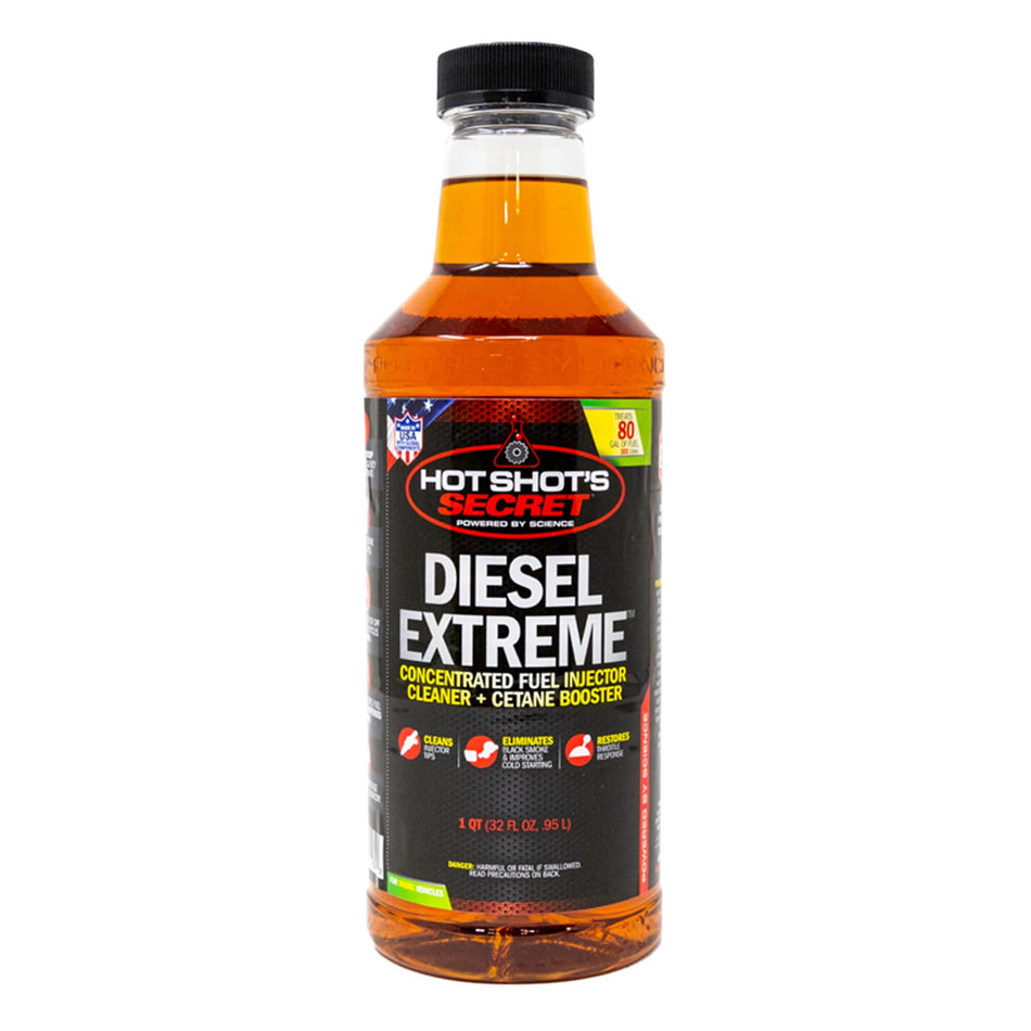 Hot Shot's Secret Diesel Extreme, 1 Qt (Packaging May Vary) (P040432Z) Amber, 32 Fluid Ounce