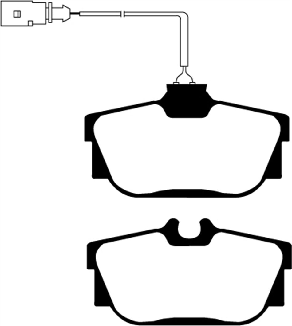 EBC Brakes UD877 Ultimax OEM Replacement Brake Pad