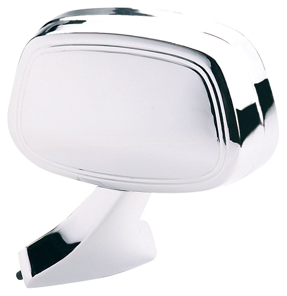 Fit System Driver Side Mirror for Buick Electra/Estate Wagon/Lesabre/Chevy Caprice Sedan/Impala/Olds Cruiser, Pontiac Parisienne, Safari Wagon, Chrome, Non-Foldaway, Manual