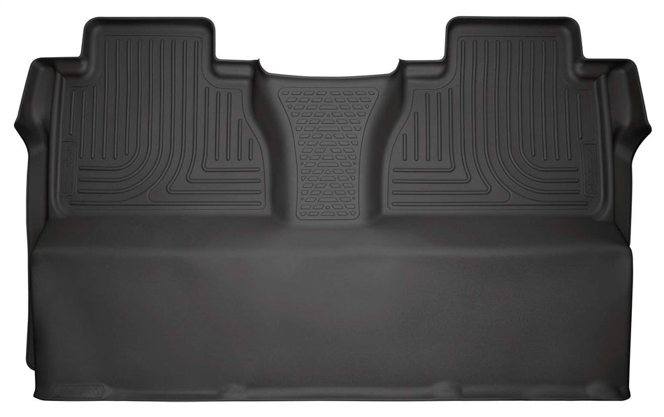 Husky Liners - Weatherbeater | Fits 2014 - 2021 Toyota Tundra CrewMax Cab - 2nd Row Liner (Full Coverage) - Black | 19581