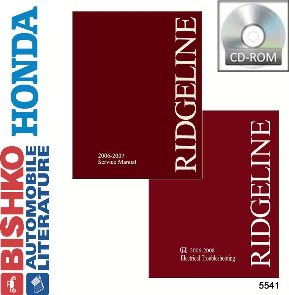 bishko automotive literature - Shop Service Repair Manual w/ETM Manual CD OEM for The 2006 2007 Honda Ridgeline
