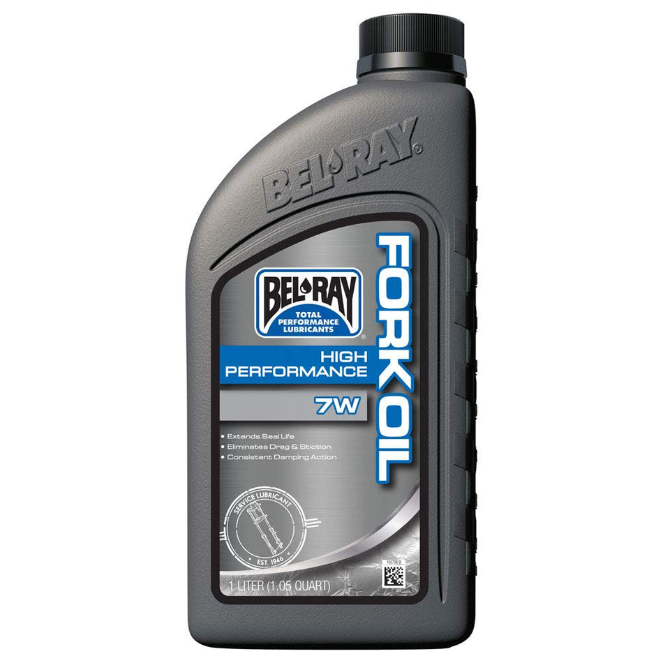 Bel-Ray High Performance Fork Oil - 7W - 1 Liter/--