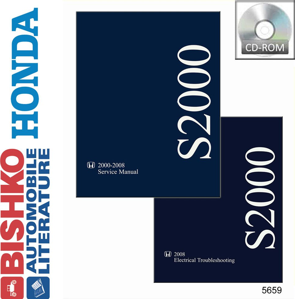 brishko Automotive Literature - OEM - Engine Wiring Shop Service Repair Manual CD for The 2005 2006 2007 2008 Honda S2000