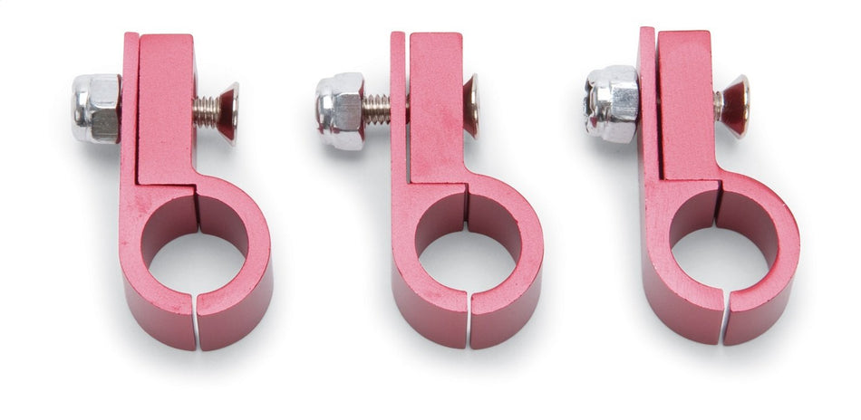 Edelbrock 654260 Line Clamp For -8 Tubing Red Anodize