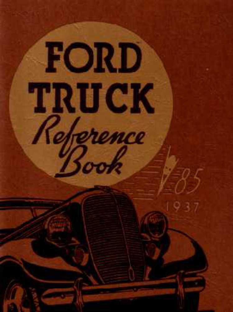 bishko automotive literature 1937 Ford Truck Owners Manual User Guide Reference Operator Book Fuses Fluids