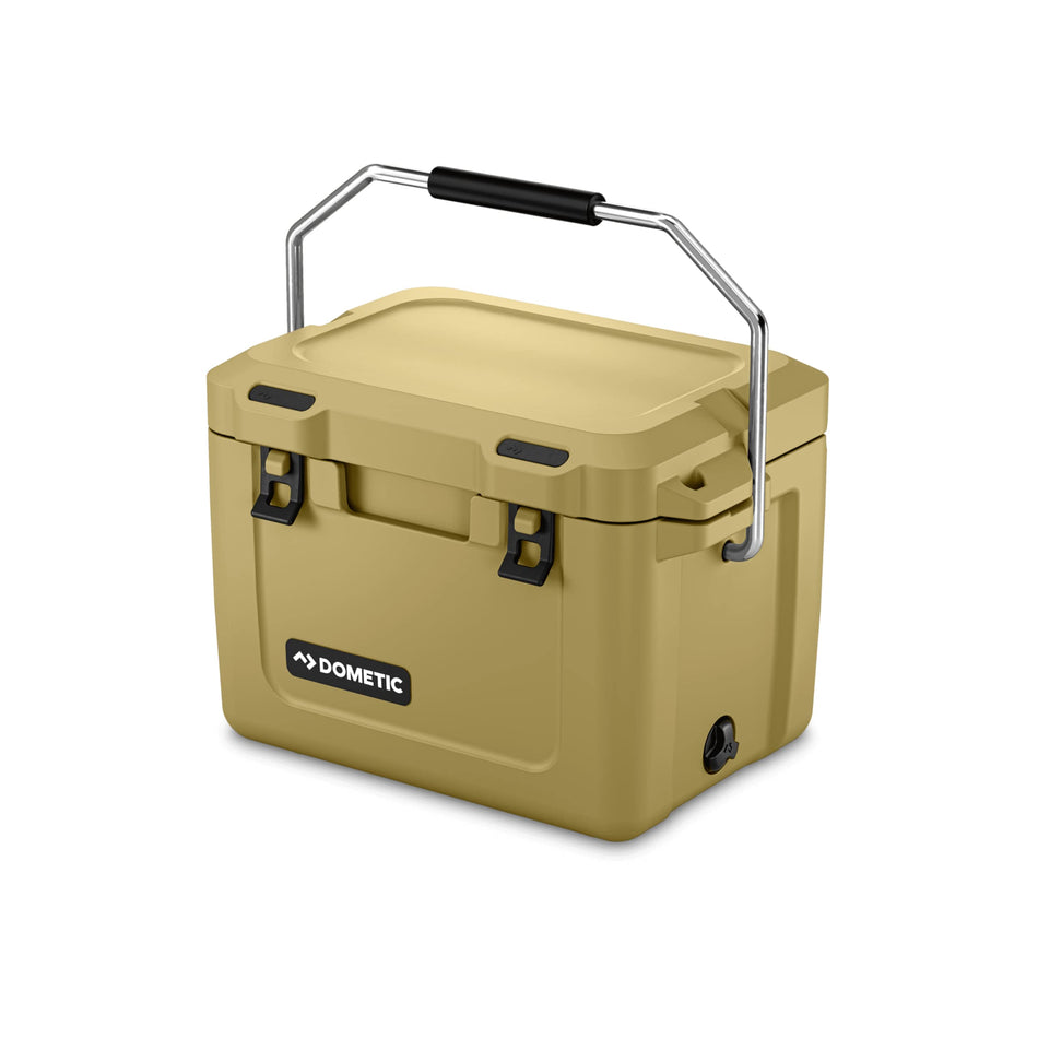 Dometic Patrol 20LInsulated Hard Cooler, Olive, Ice Chest and Passive Cool Box, Fits 15 Cans