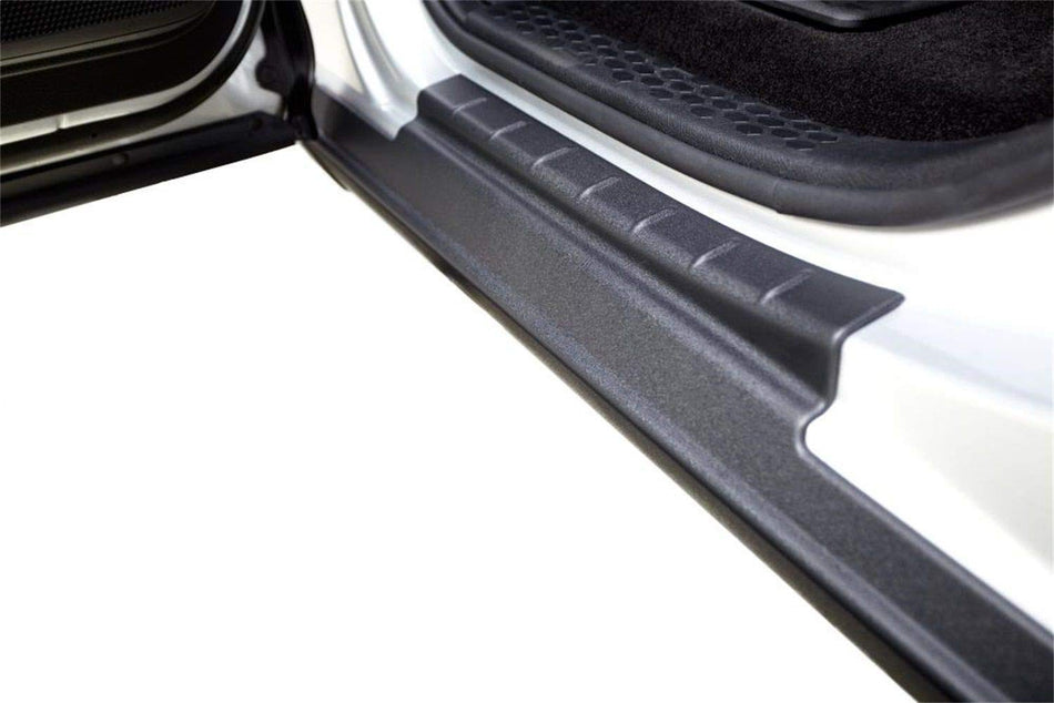 Bushwacker Trail Armor Side Rocker | 4-Piece Set, Black, Textured Finish | 14081 | Fits 2015-2020 Ford F-150 Extended Cab