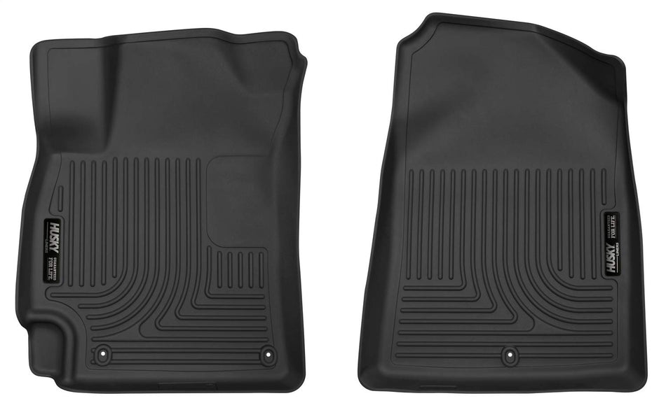 Husky Liners u2014 X-act Contour | Fits 2017 - 2020 Hyundai Elantra, Front Row - Black, 2 pcs. | 52191