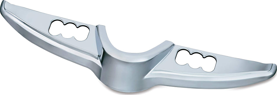 Kuryakyn 7283 Motorcycle Accessory: Switch Panel Frame Accent Trim for 2014-19 Harley-Davidson Motorcycles, Chrome