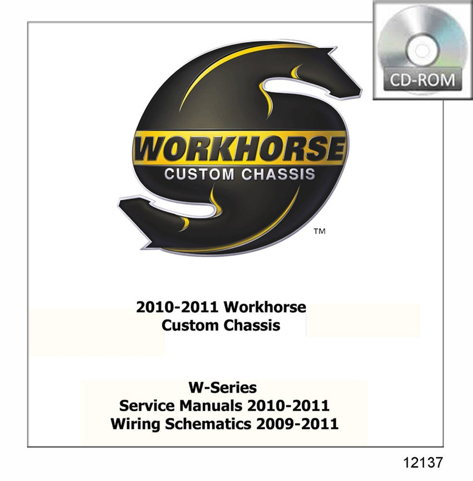 bishko automotive literature 2010 2011 Workhorse W-Series Shop Service Repair Manual CD Engine Electrical OEM