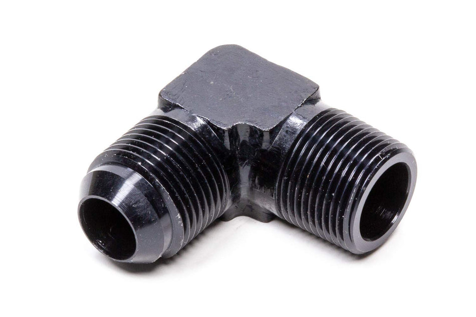 Fragola -10AN x 3/8 NPT 90 Degree Adapter - Black