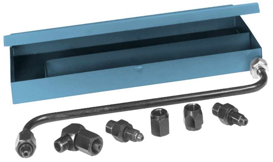 OTC 4202 6-Piece Nozlrater Nozzle-Tester Adapter Set with Metal Storage Box